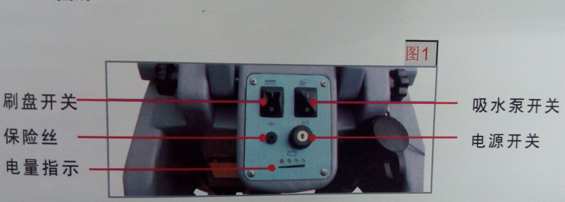 旭洁洗地机面板
